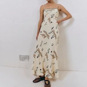 VRG GRL | NWT | COSMIC BIAS CUT MAXI